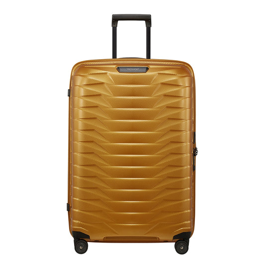 Samsonite Proxis Spinner 75 honiggoldener Hartschalenkoffer