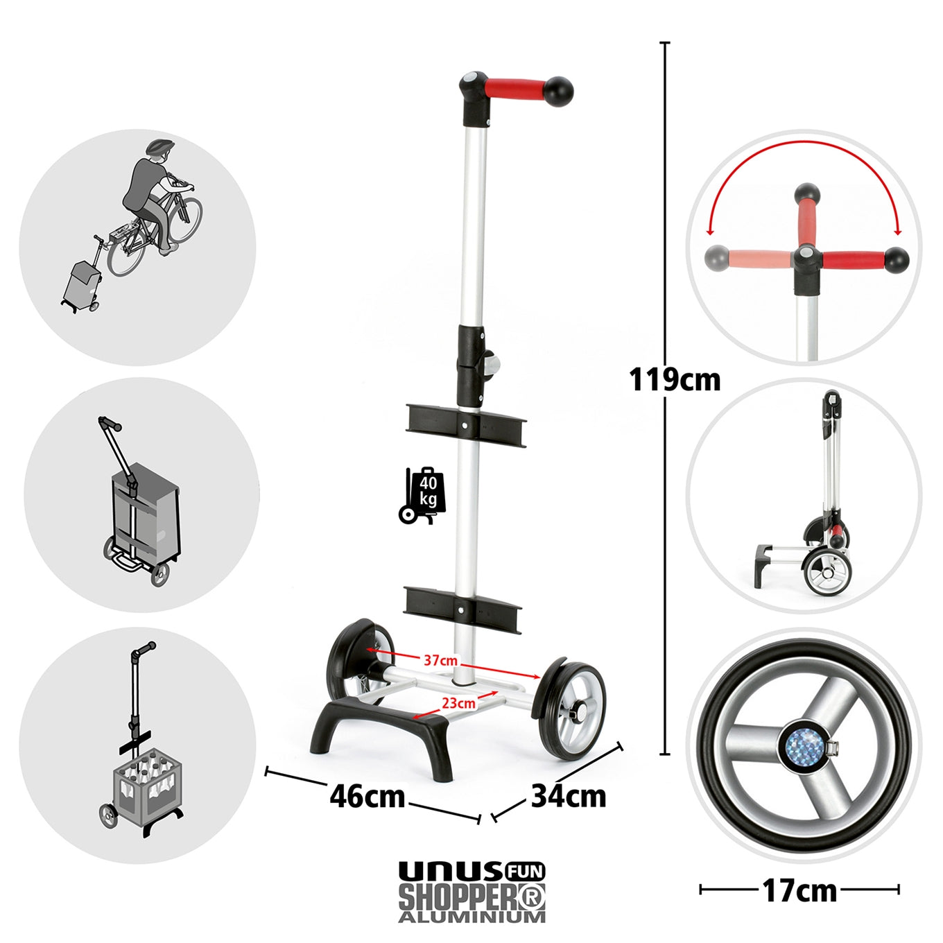 Andersen Unus Shopper Fun Auke ruby