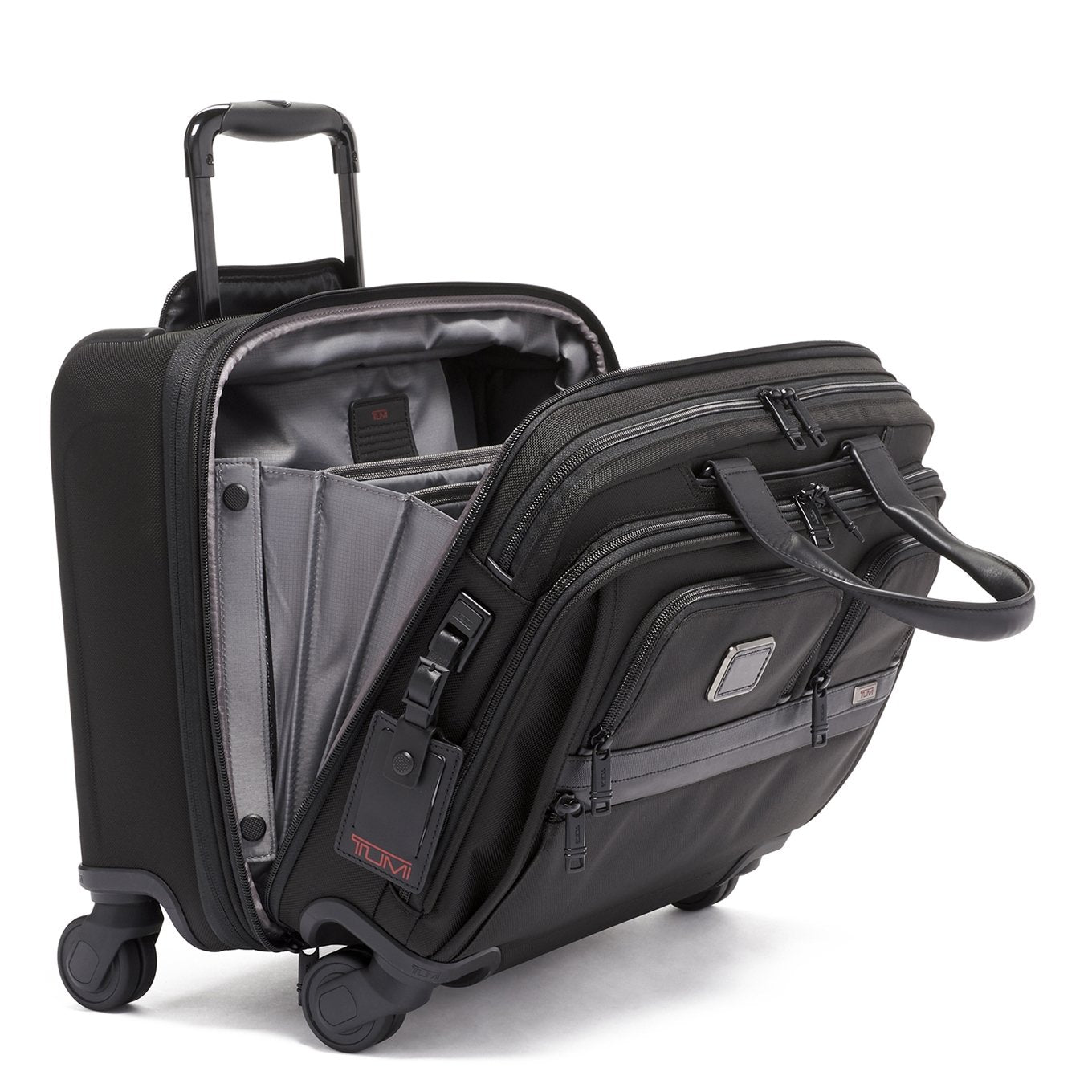Tumi Alpha DLX Wheeled Laptop Case black