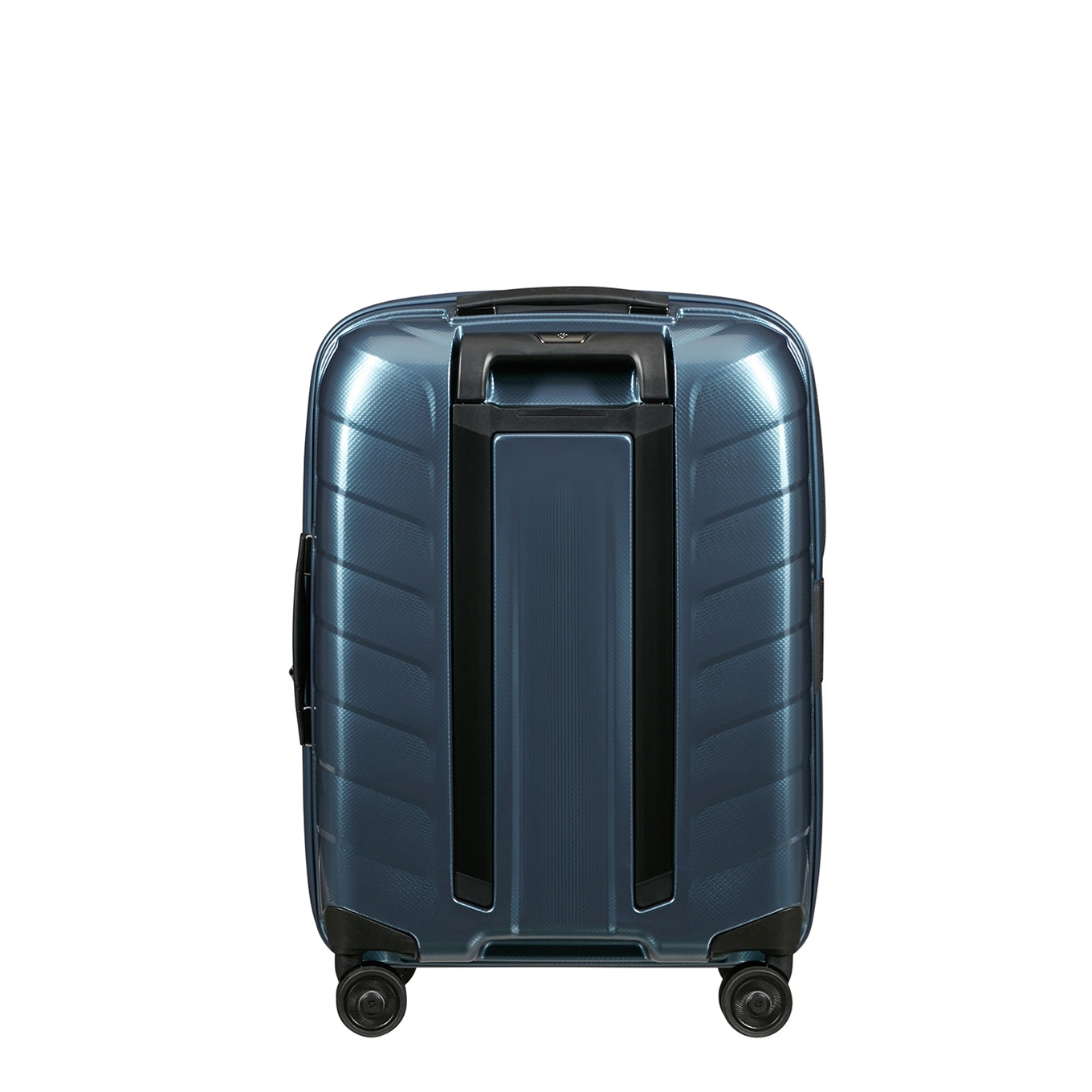 Samsonite Attrix Spinner 55 EXP stahlblaues Hartschalenetui