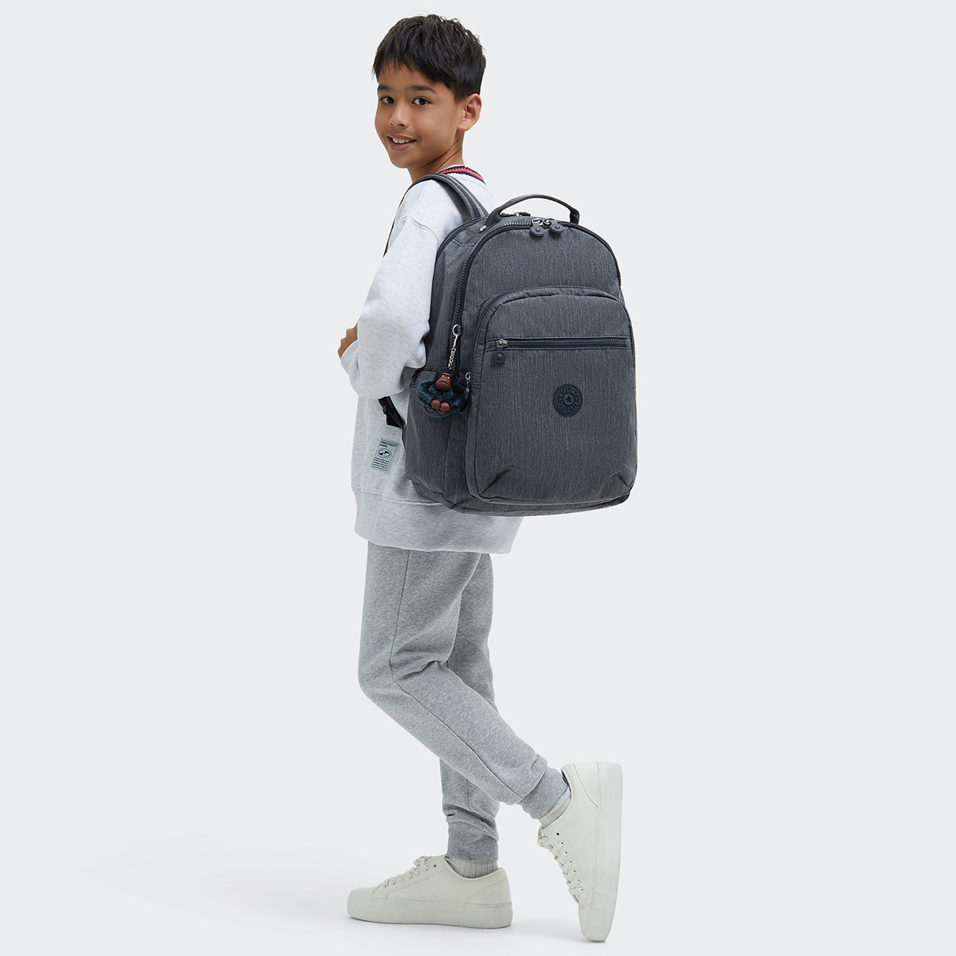 Kipling Seoul Lap Marineblauer Rucksack