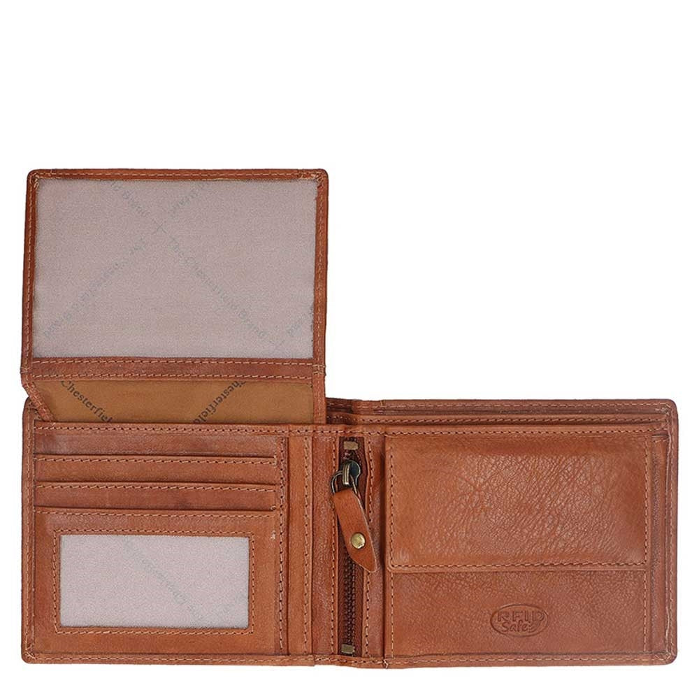 The Chesterfield Brand Alvina Billfold Cognac Herrenbrieftasche