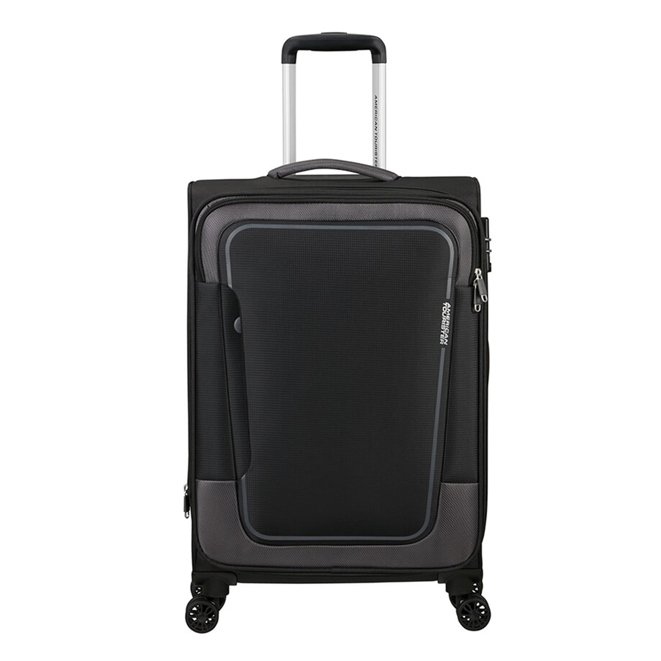 American Tourister Pulsonic Spinner 68 EXP asphalt black