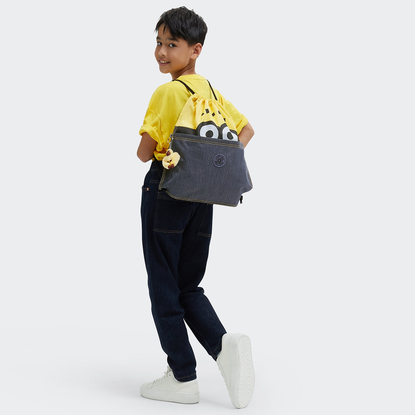 Kipling Supertaboo minion jeans bl