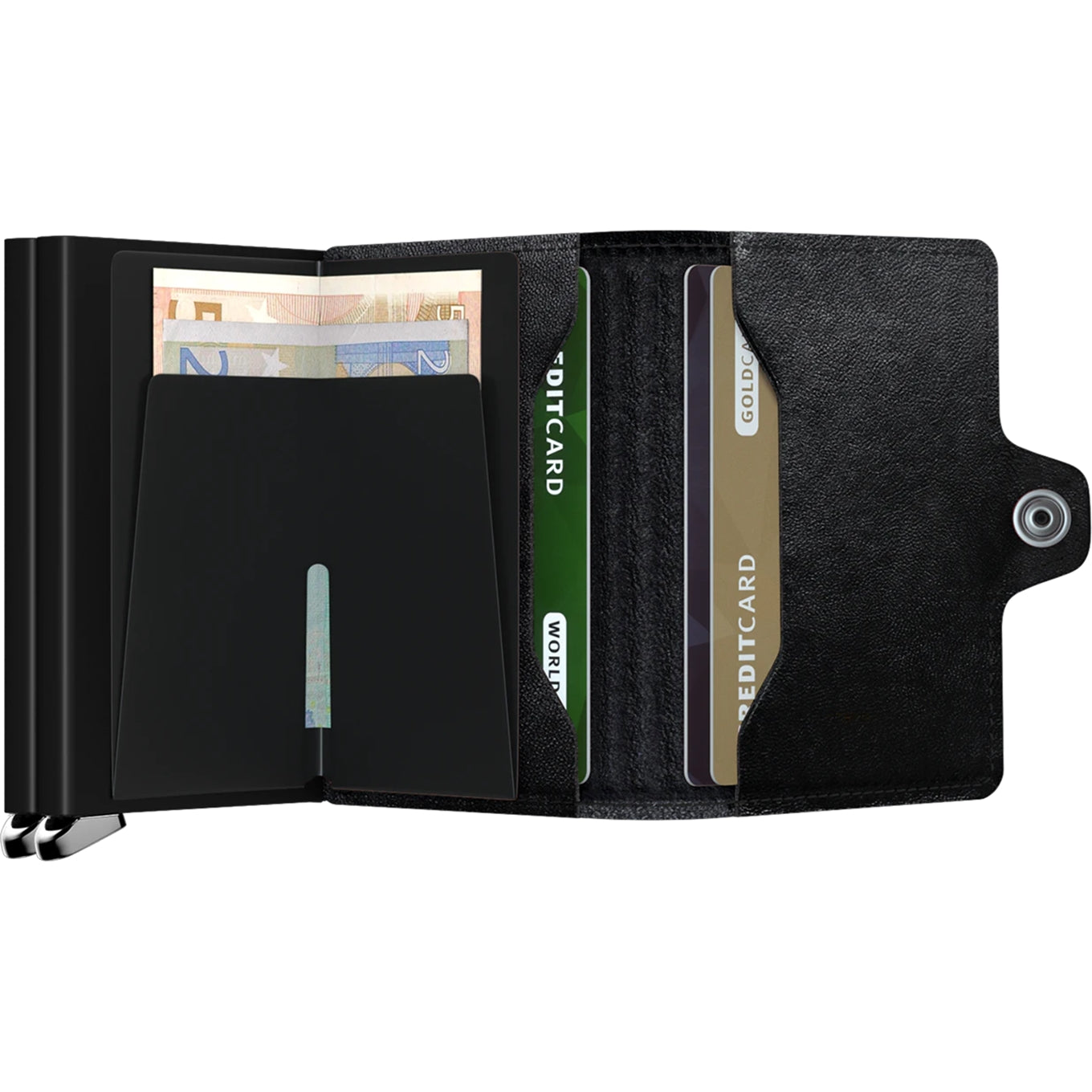Secrid Twinwallet Emboss Lines black Women's wallet