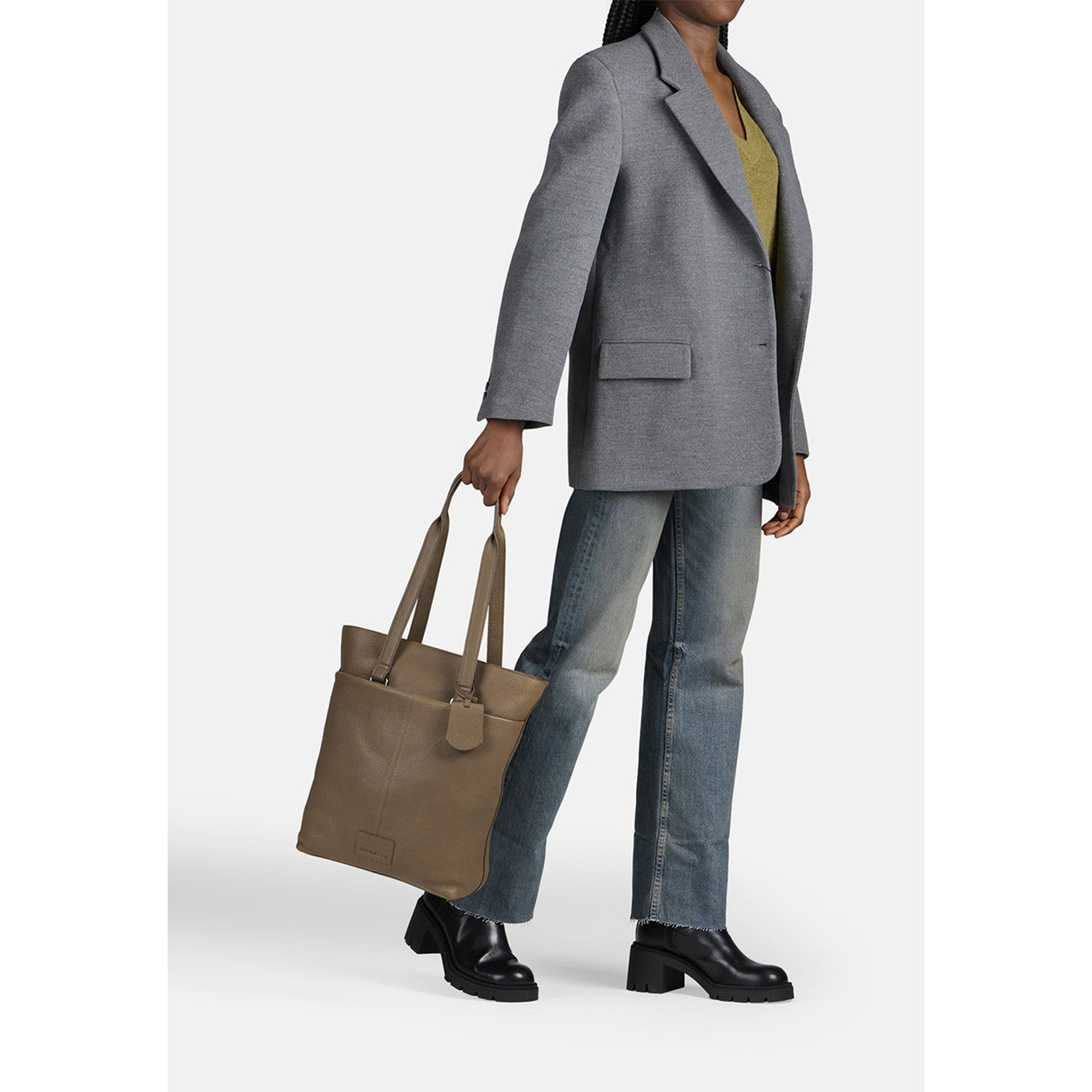 Burkely Soft Skylar Backpack Shopper 14" taupe Damentasche