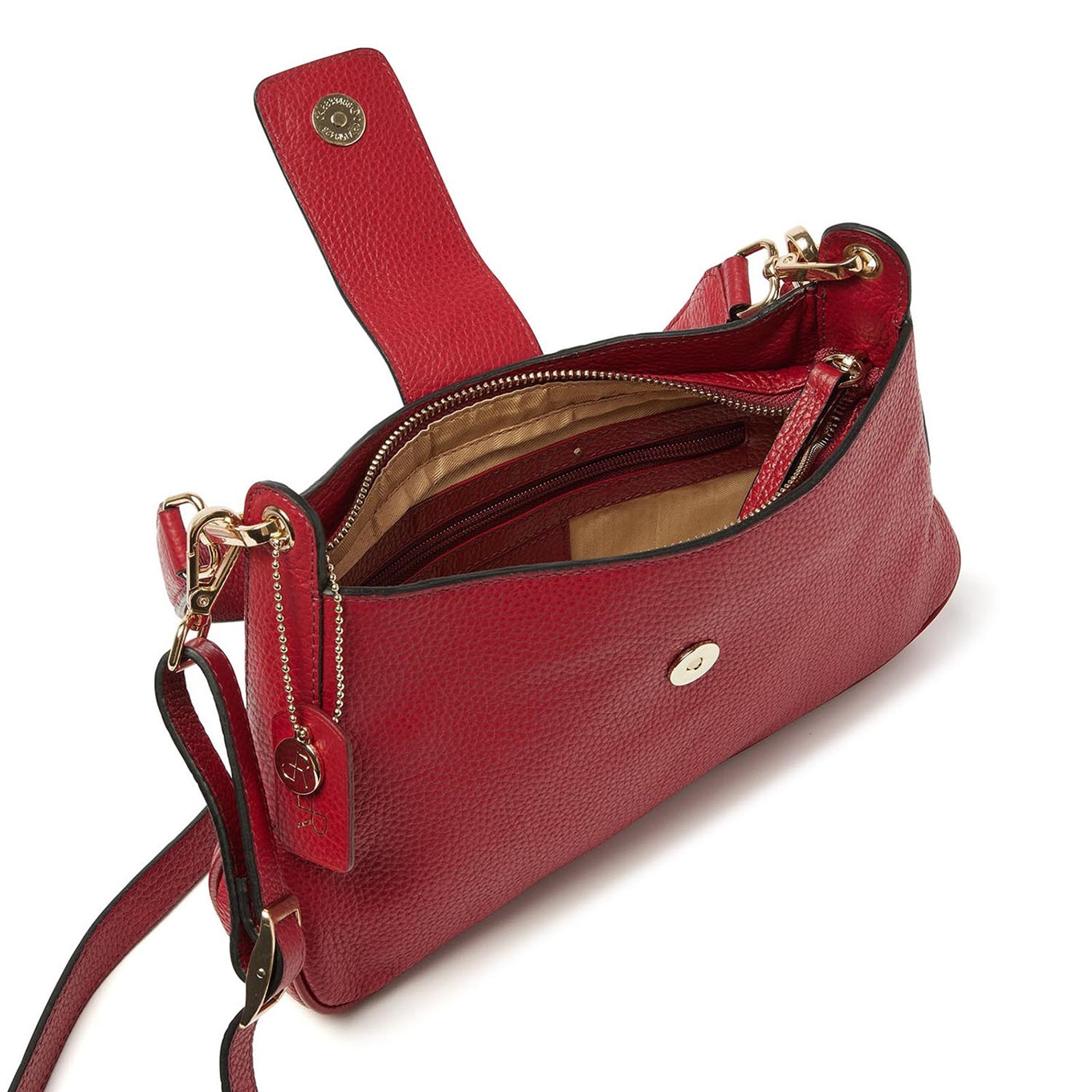 dR Amsterdam Prestige Hand / Shoulderbag tango red