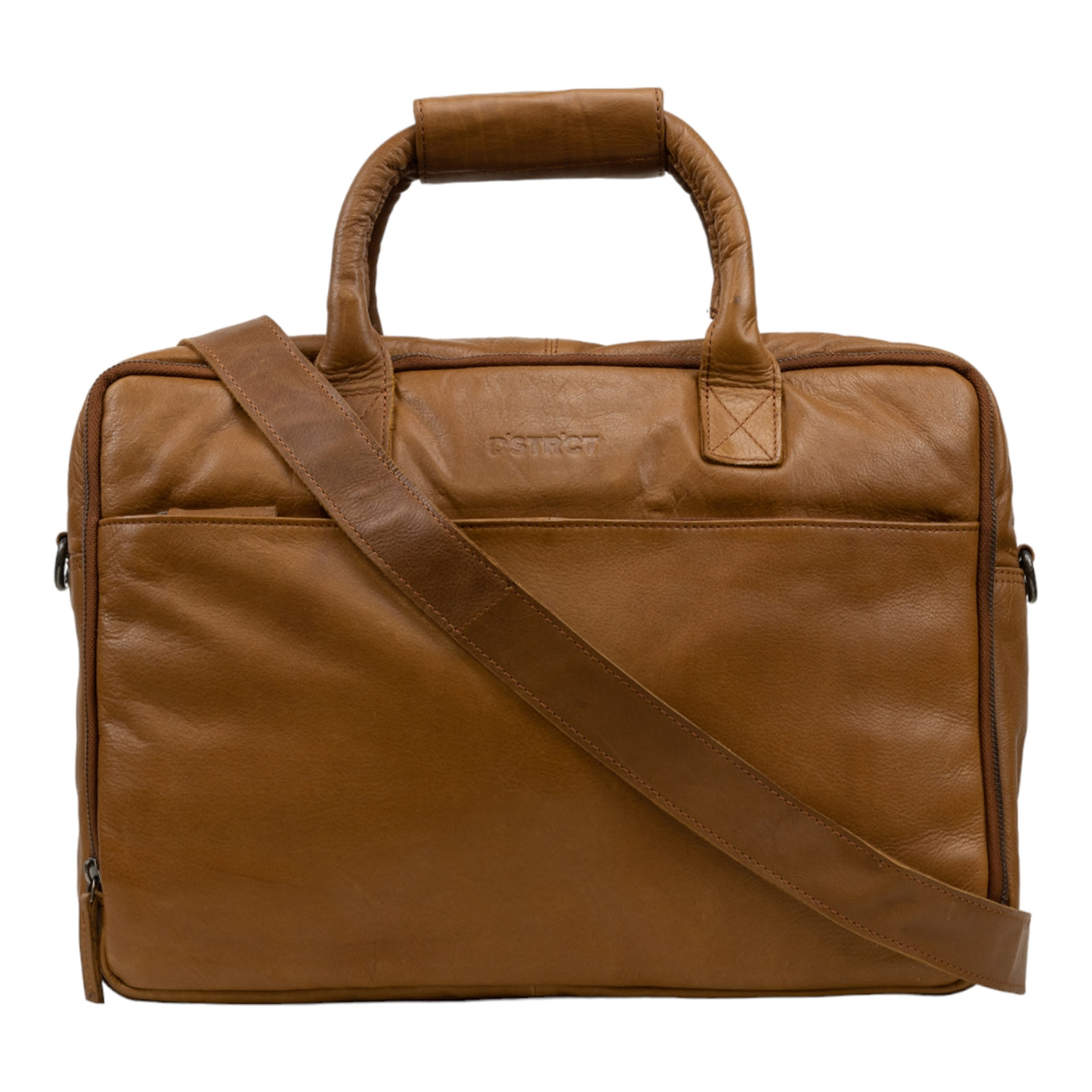 DSTRCT State Street Workingbag 17" cognac