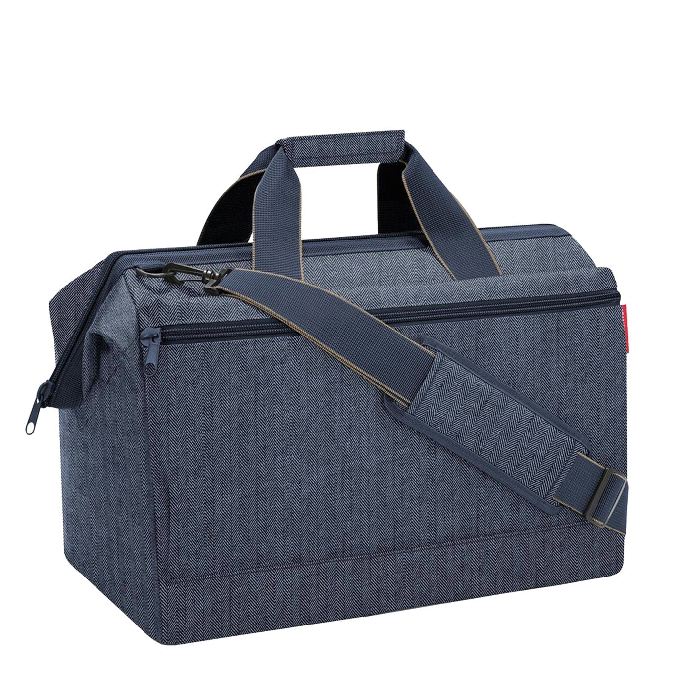 Reisenthel Travelling Allrounder L Pocket herringbone dark blue