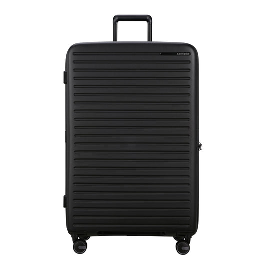 Samsonite Restackd Spinner 81 EXP schwarzes Hartschalenetui