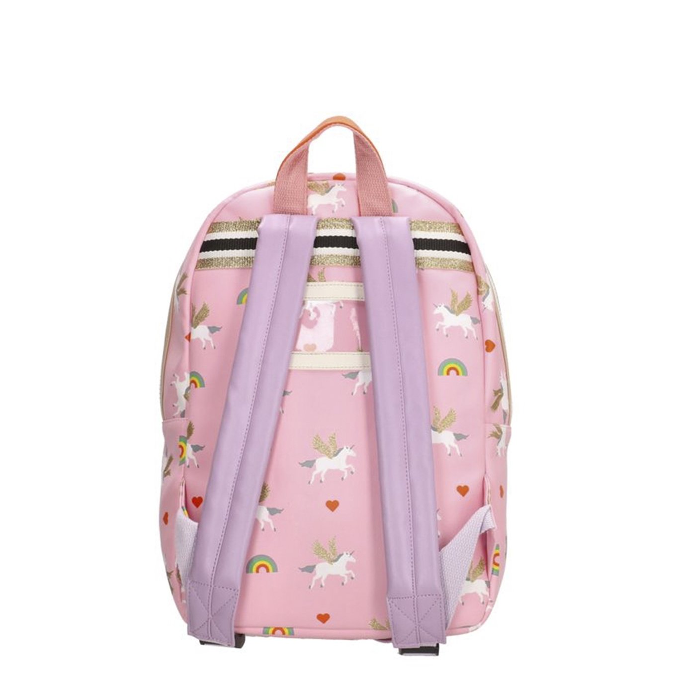 Zebra Trends Girls Rugzak M Unicorn Love pink