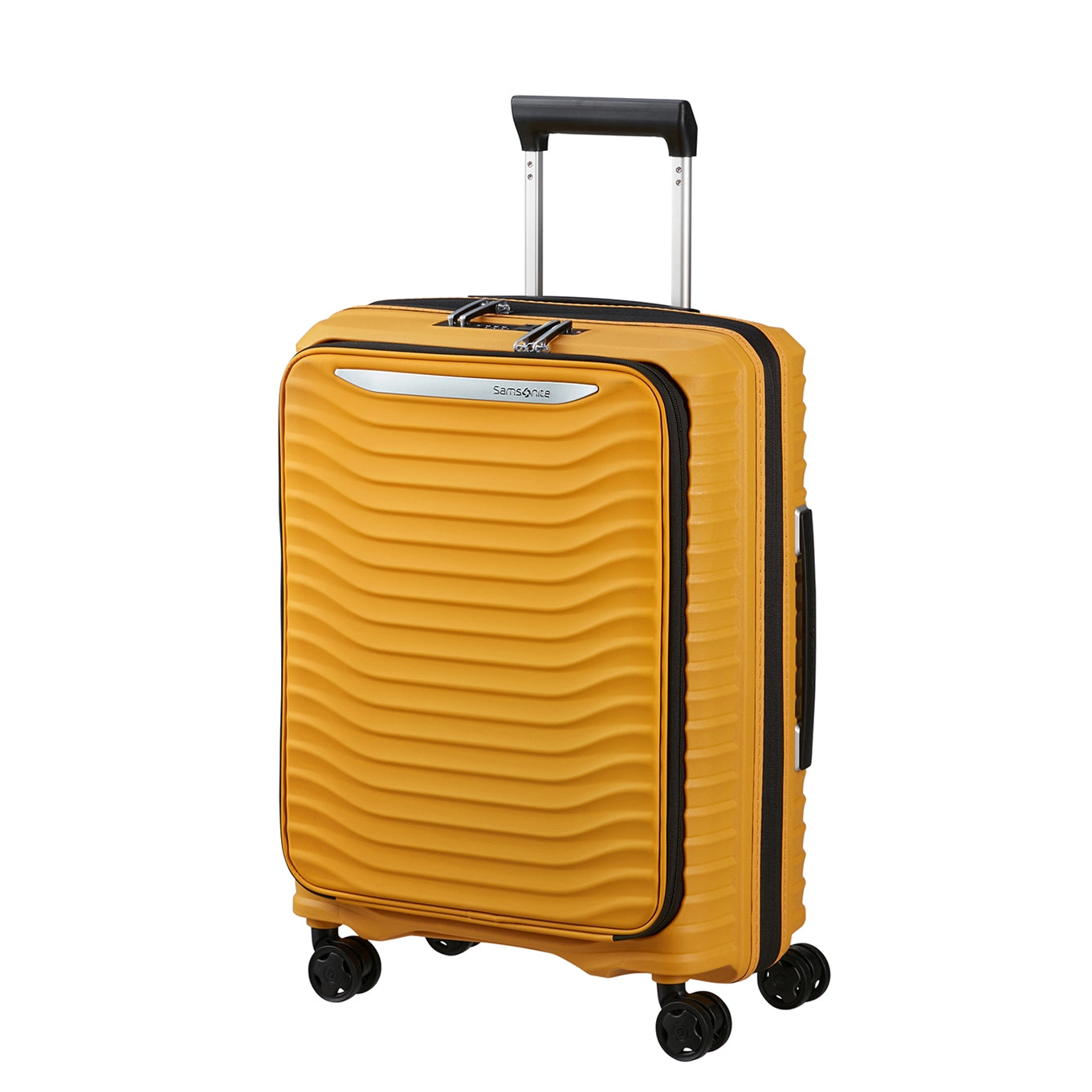 Samsonite Upscape Spinner 55 Exp Easy Access gelber Hartschalenkoffer