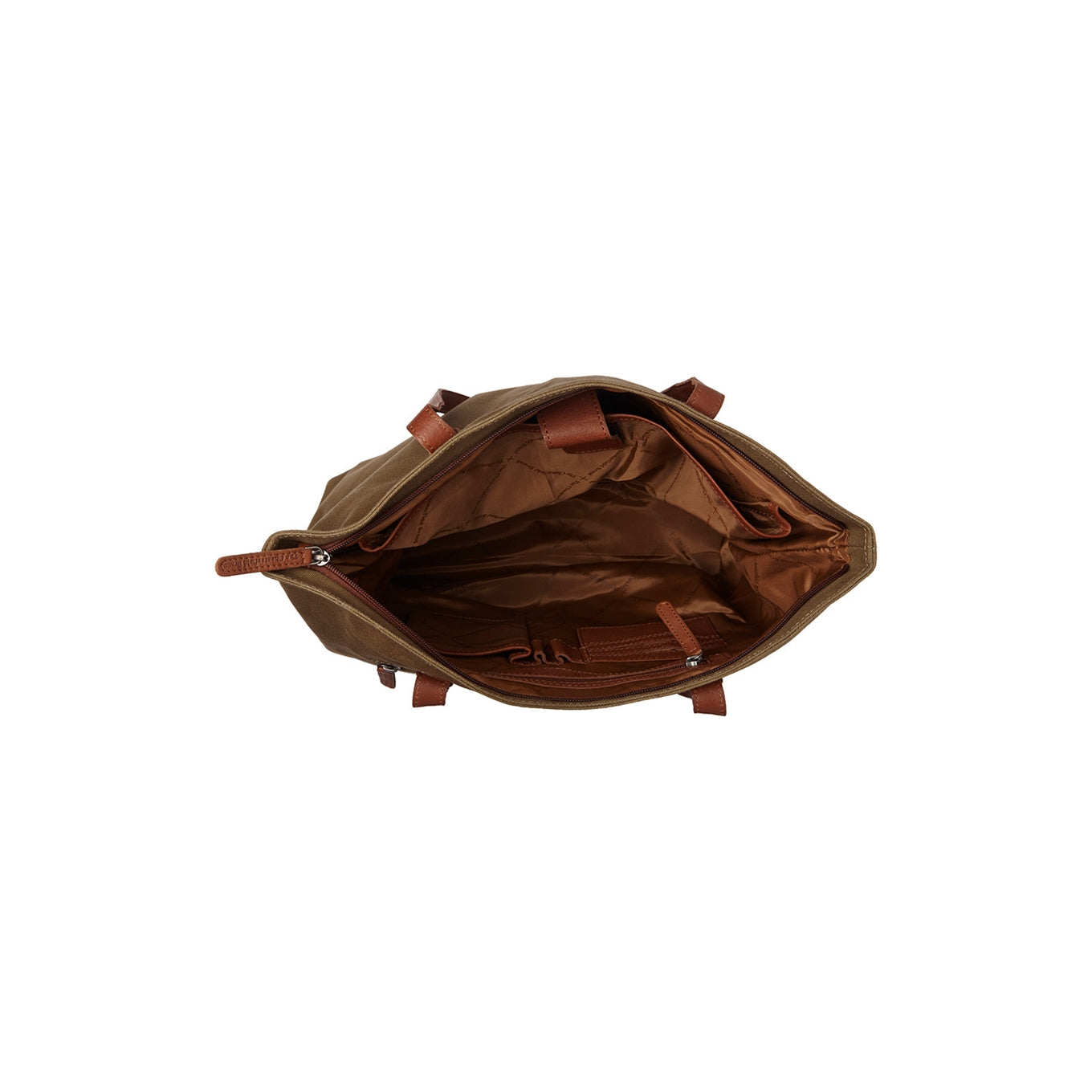 The Chesterfield Brand Alicia Washed Canvas Shopper olive green