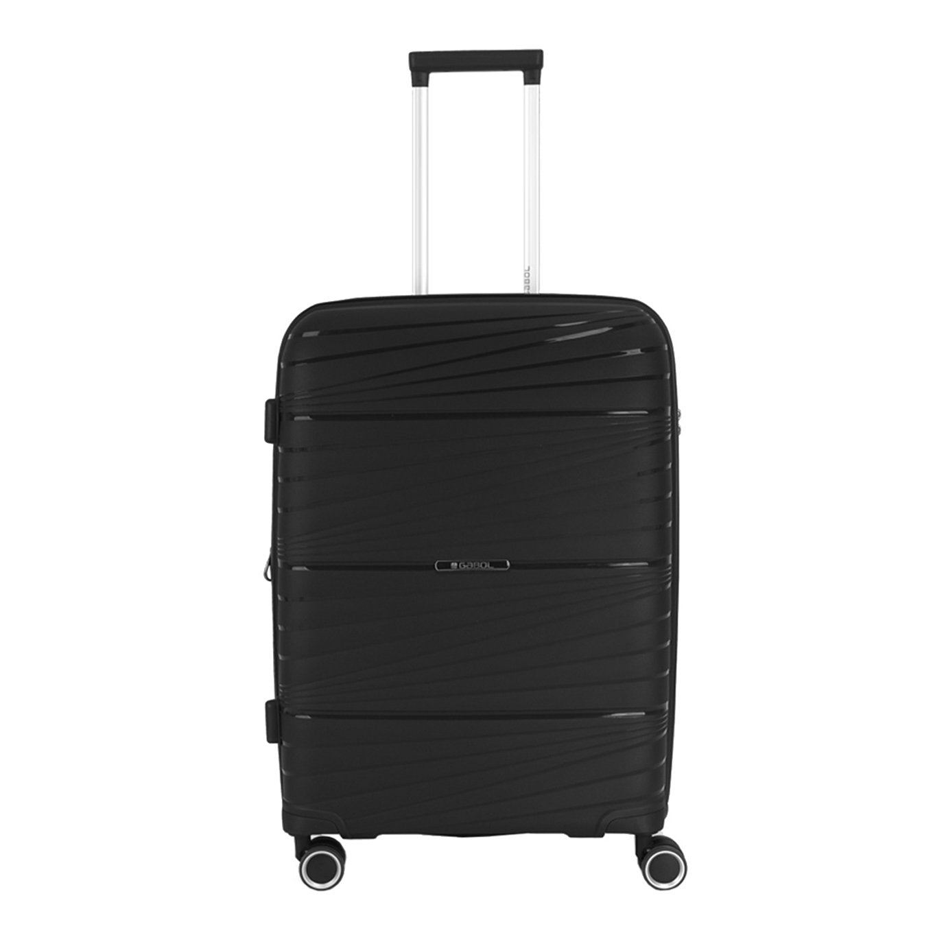 Gabol Kiba Medium Trolley 66 schwarzer Hartschalenkoffer