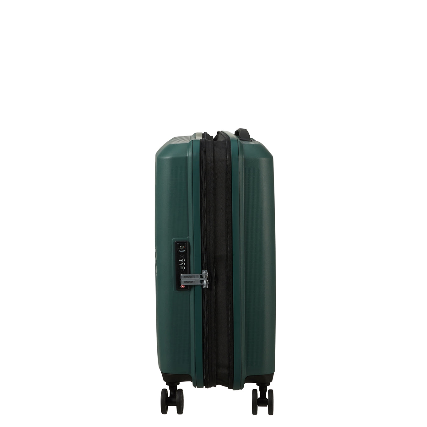 American Tourister Aerostep Spinner 55 Exp dunkler Wald Hartschalenkoffer