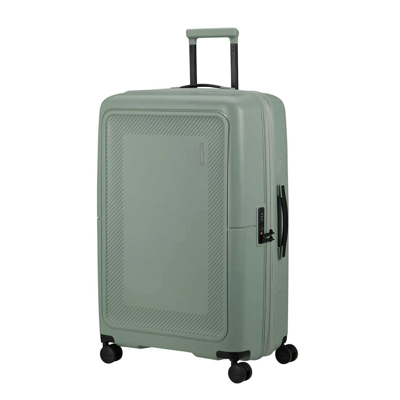 American Tourister Dashpop Spinner 77/28 Exp TSA eisberggrüner Hartschalenkoffer