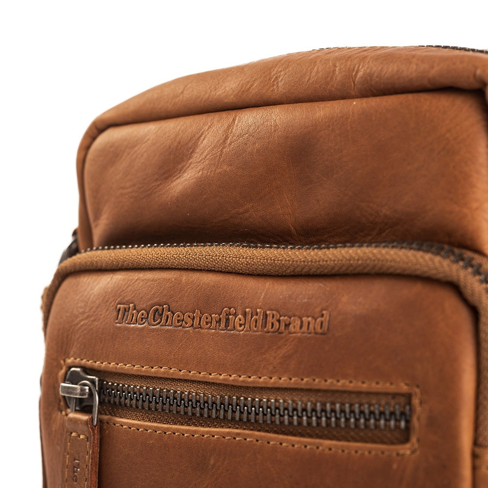 The Chesterfield Brand Bremen Schoudertas cognac