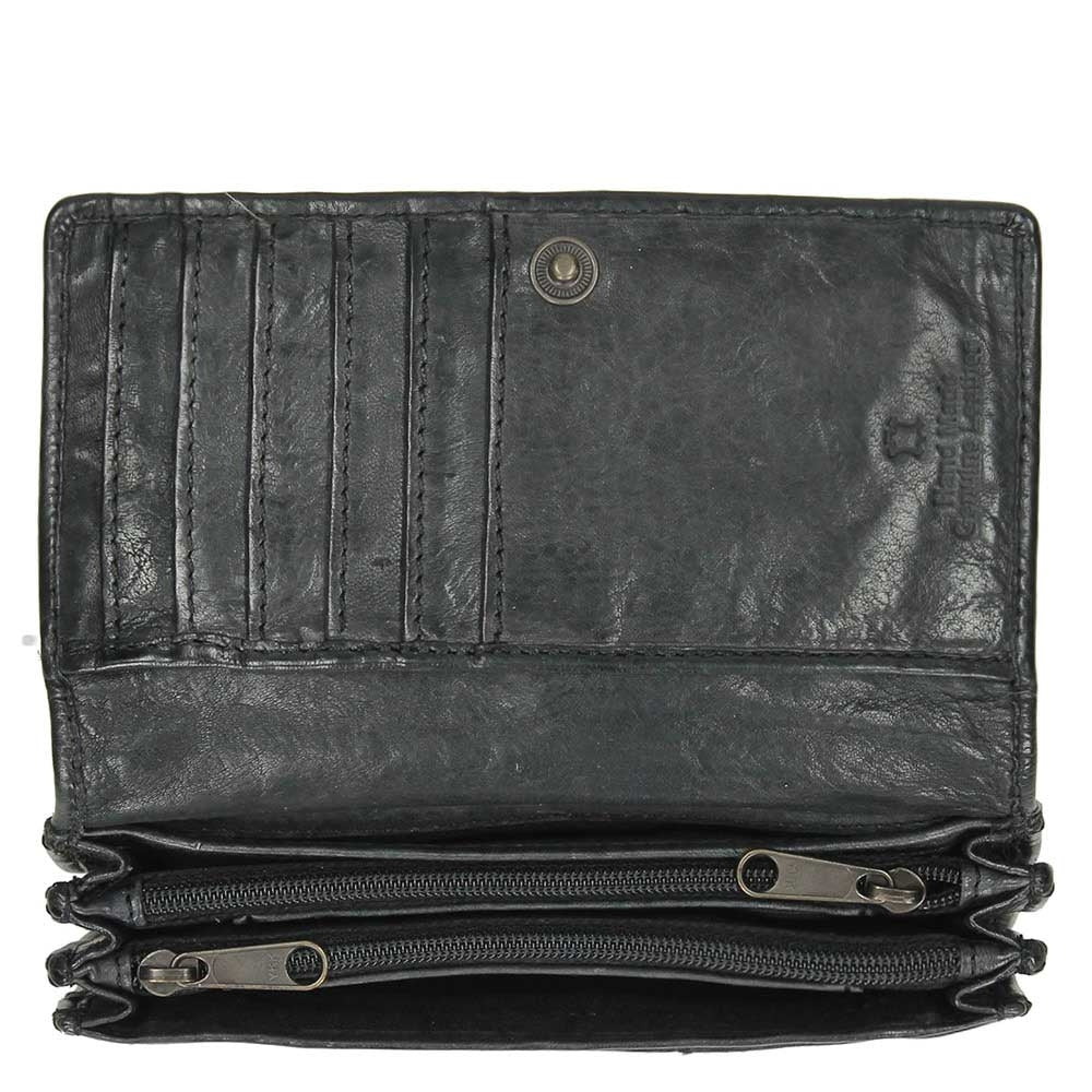 Bear Design Cow Lavato Women's Wallet 12cc black2