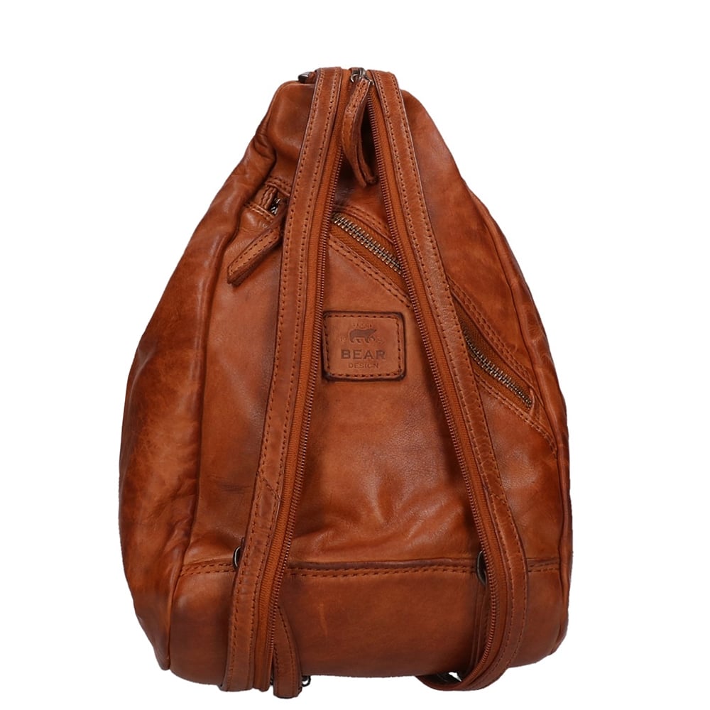 Bear Design Cow Lavato Hannie Rugzak cognac