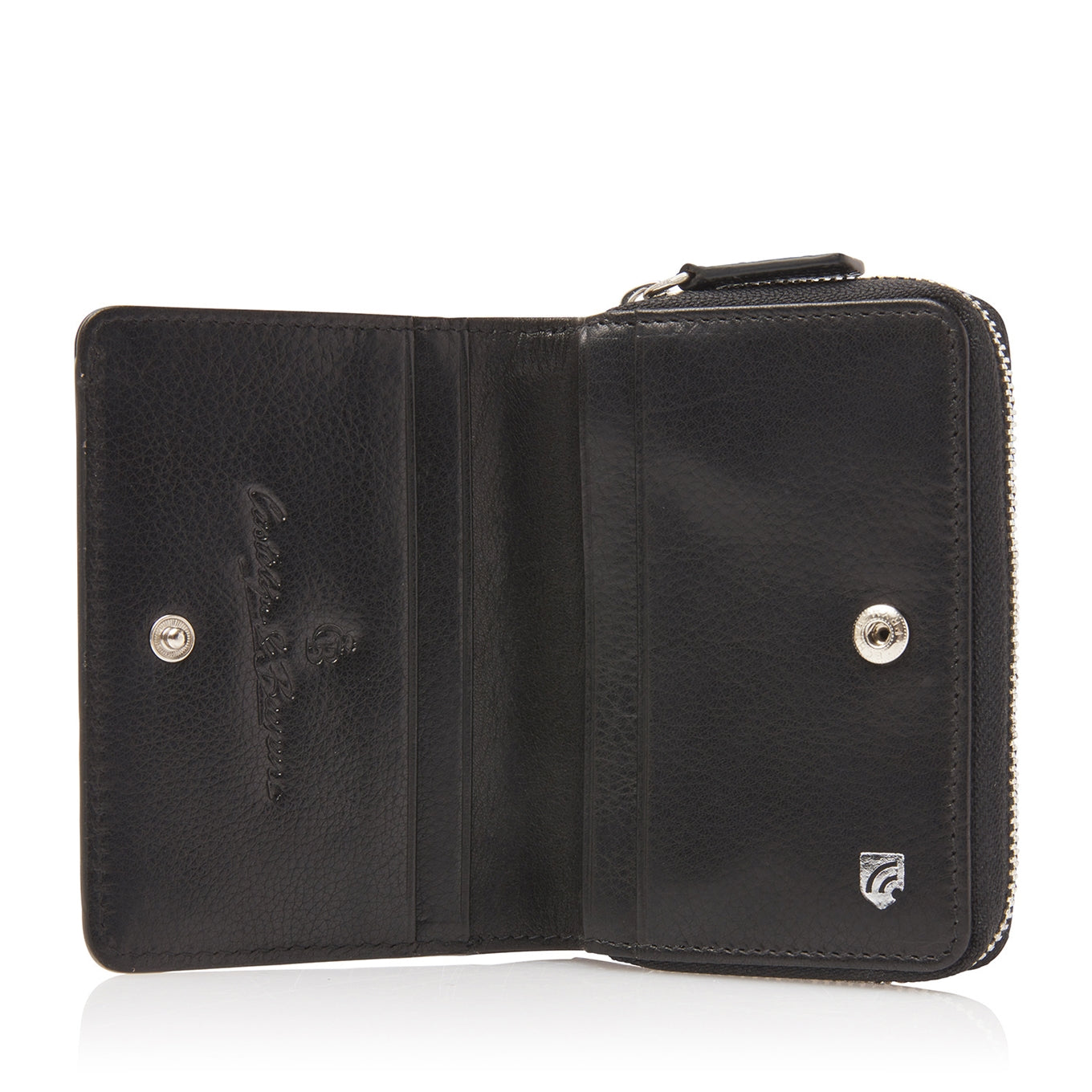 Castelijn & Beerens Donna Damesportemonnee Ritsvak 4 Pasjes RFID zwart