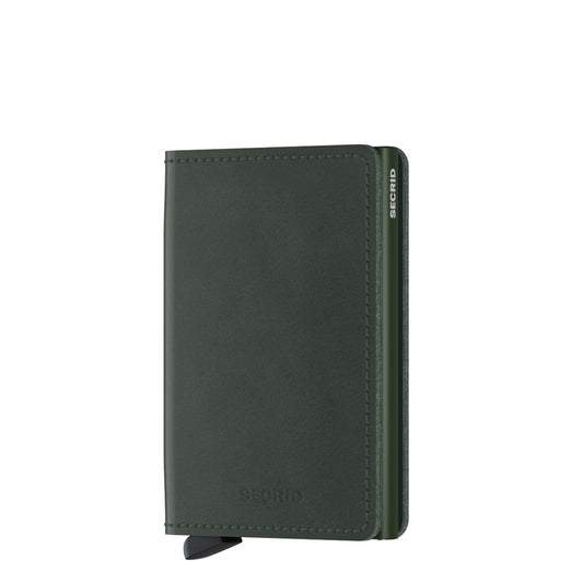 Secrid Slimwallet Wallet Original grüne Damenbrieftasche