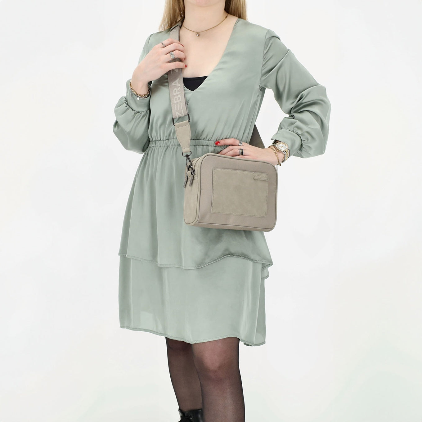Zebra Trends Ingrid Shoulderbag lightgrey