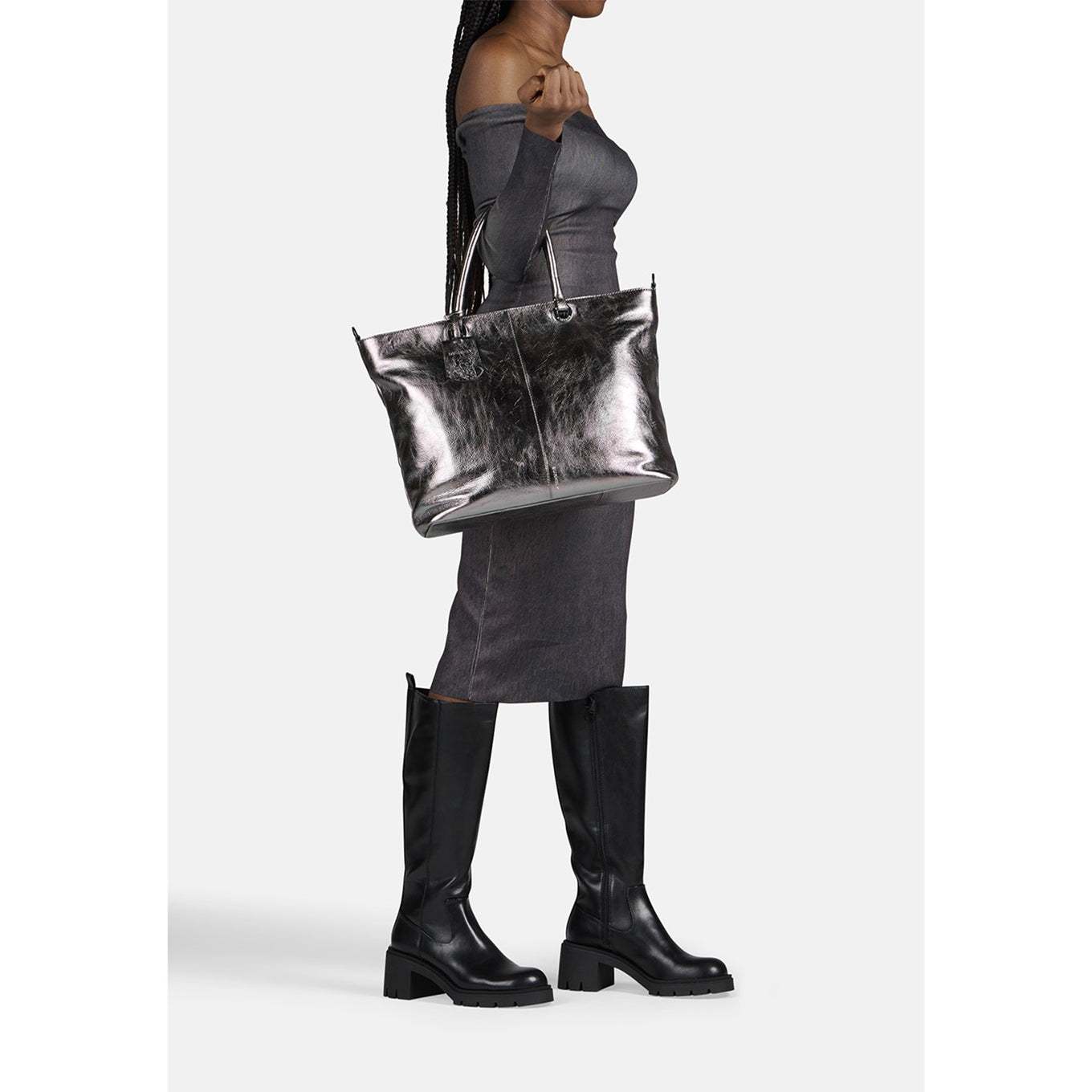 Burkely Radiant Raeven Workbag 15.6" silver