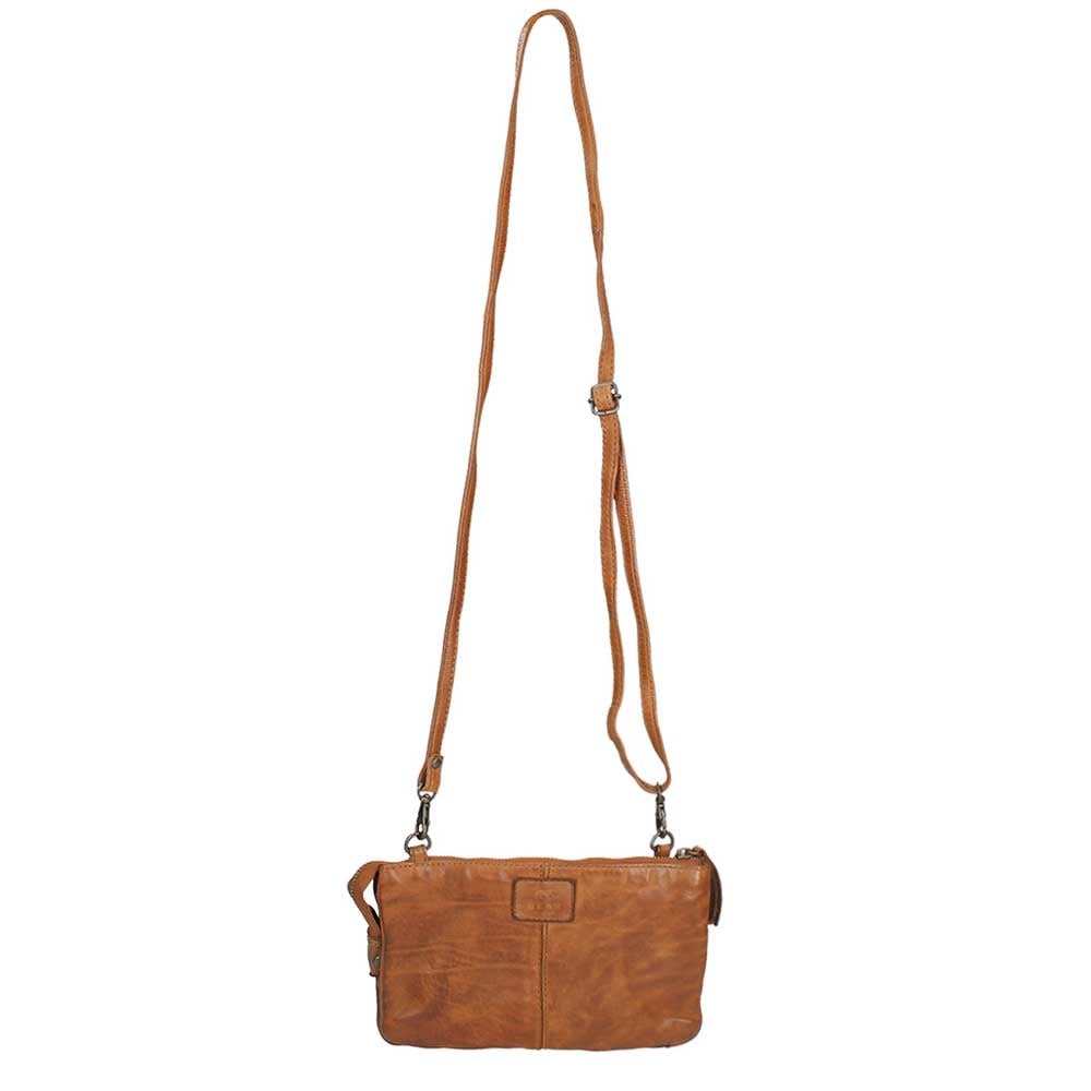 Bear Design Cow Lavato Clutch cognac2 Women's bag