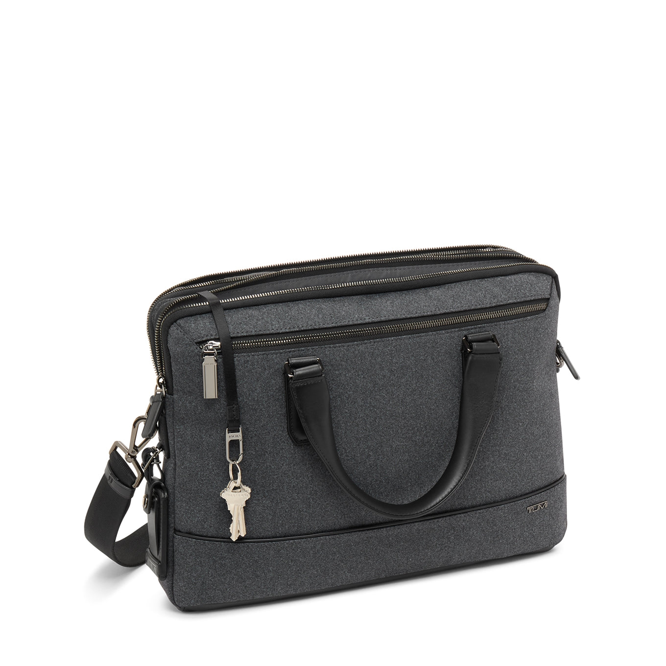 TUMI Harrison Sycamore Slim Brief dark charcoal