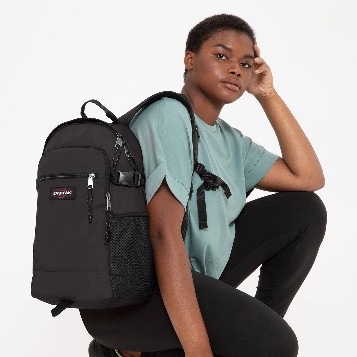 Eastpak Diren Powr Powr schwarzer Rucksack
