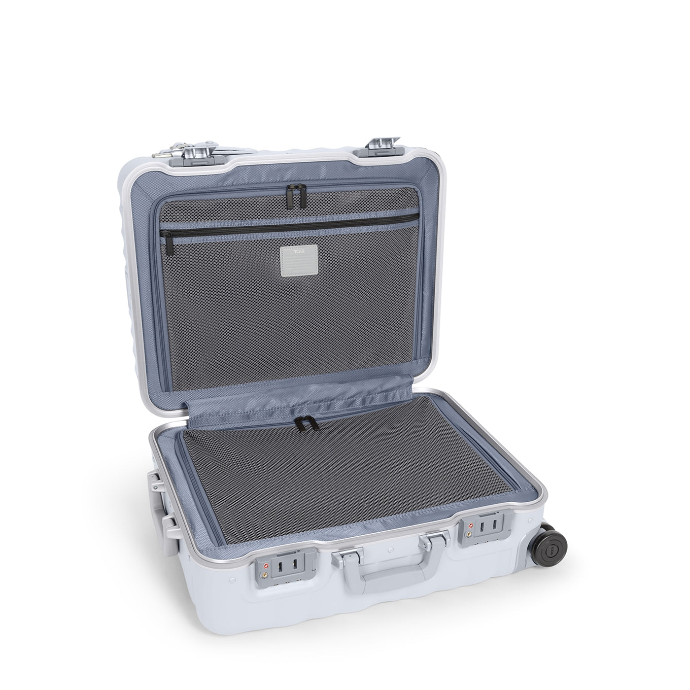 TUMI 19 Degree Frame Contl 4 Whl C/O pearl grey texture