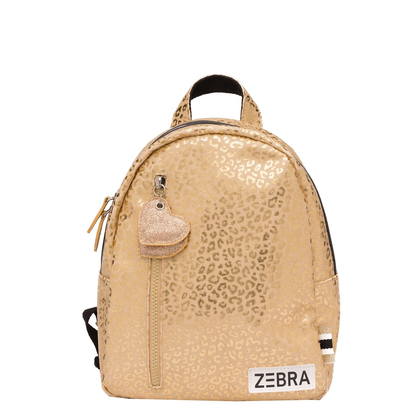 Zebra Trends Girls Rugzak S gold metallic leo