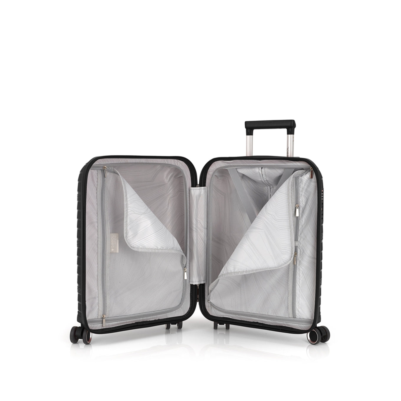 Gabol Kiba Cabin Trolley 55 schwarzer Hartschalenkoffer