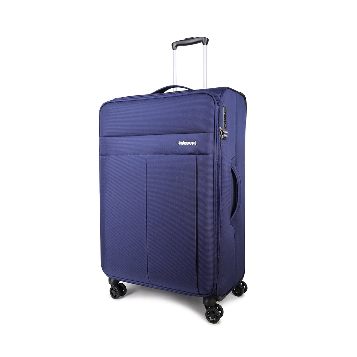 Decent D-Upright Trolley 76 dark blue Soft suitcase