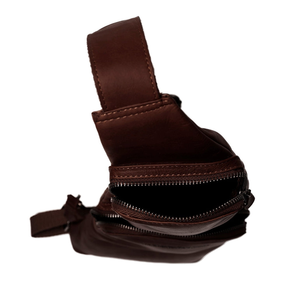 The Chesterfield Brand Logan Crossbody Rugzak brown