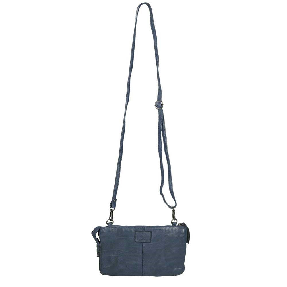 Bear Design Cow Lavato Clutch blue Women's bag