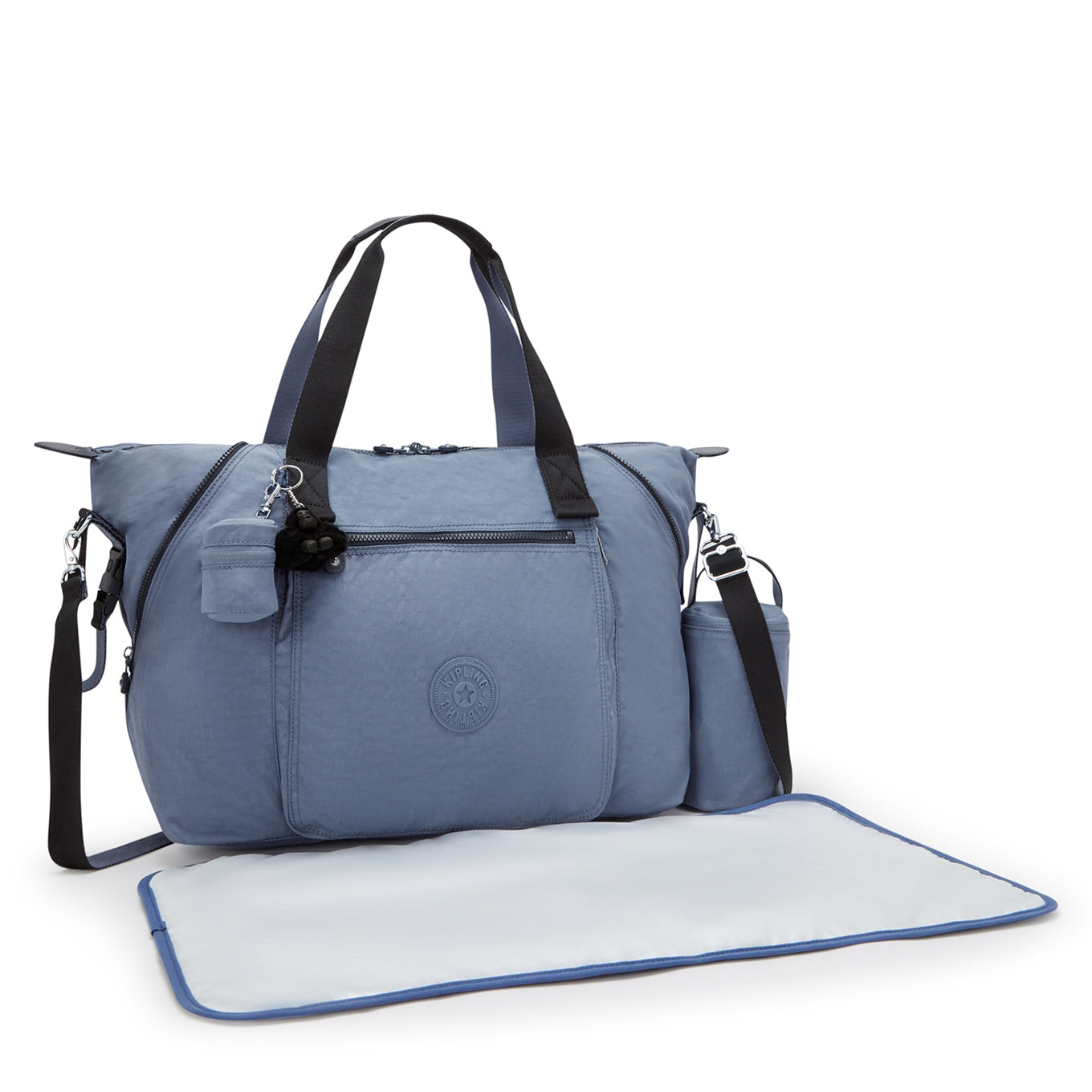 Kipling Art M Babytasche blauer Liebhaber Wochenendtasche
