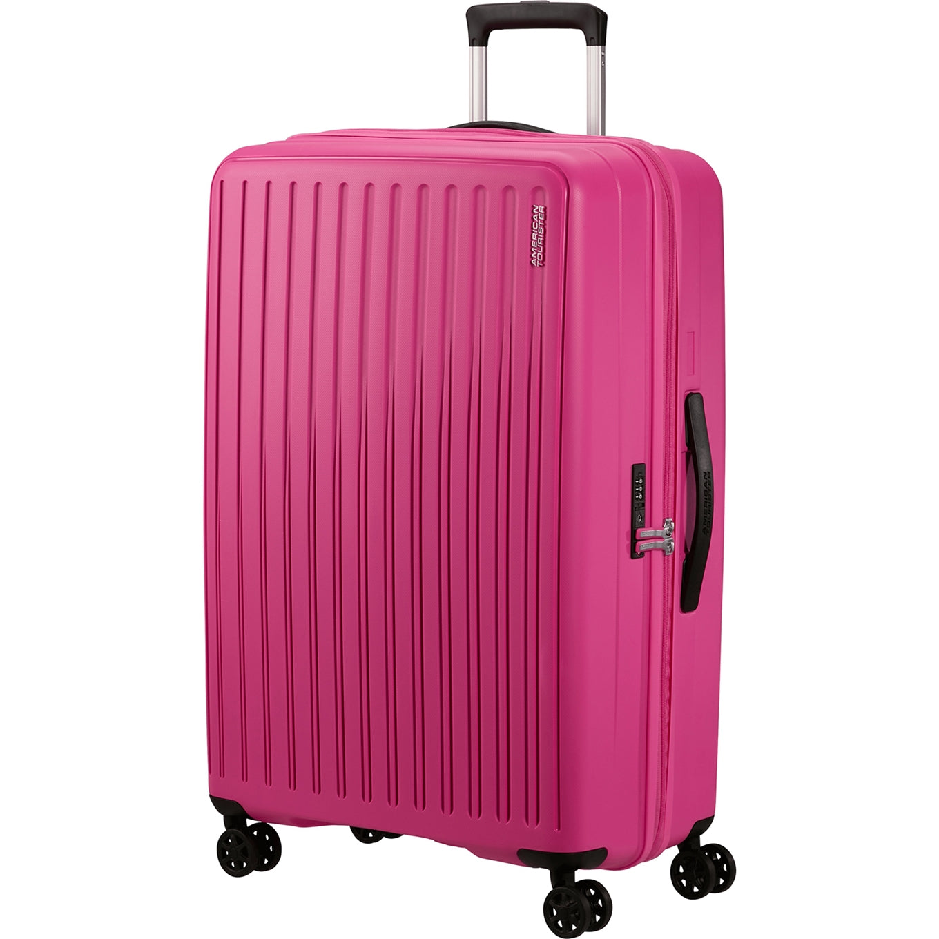 American Tourister Rejoy Spinner 77/28 TSA hawaiianischer rosa Hartschalenkoffer