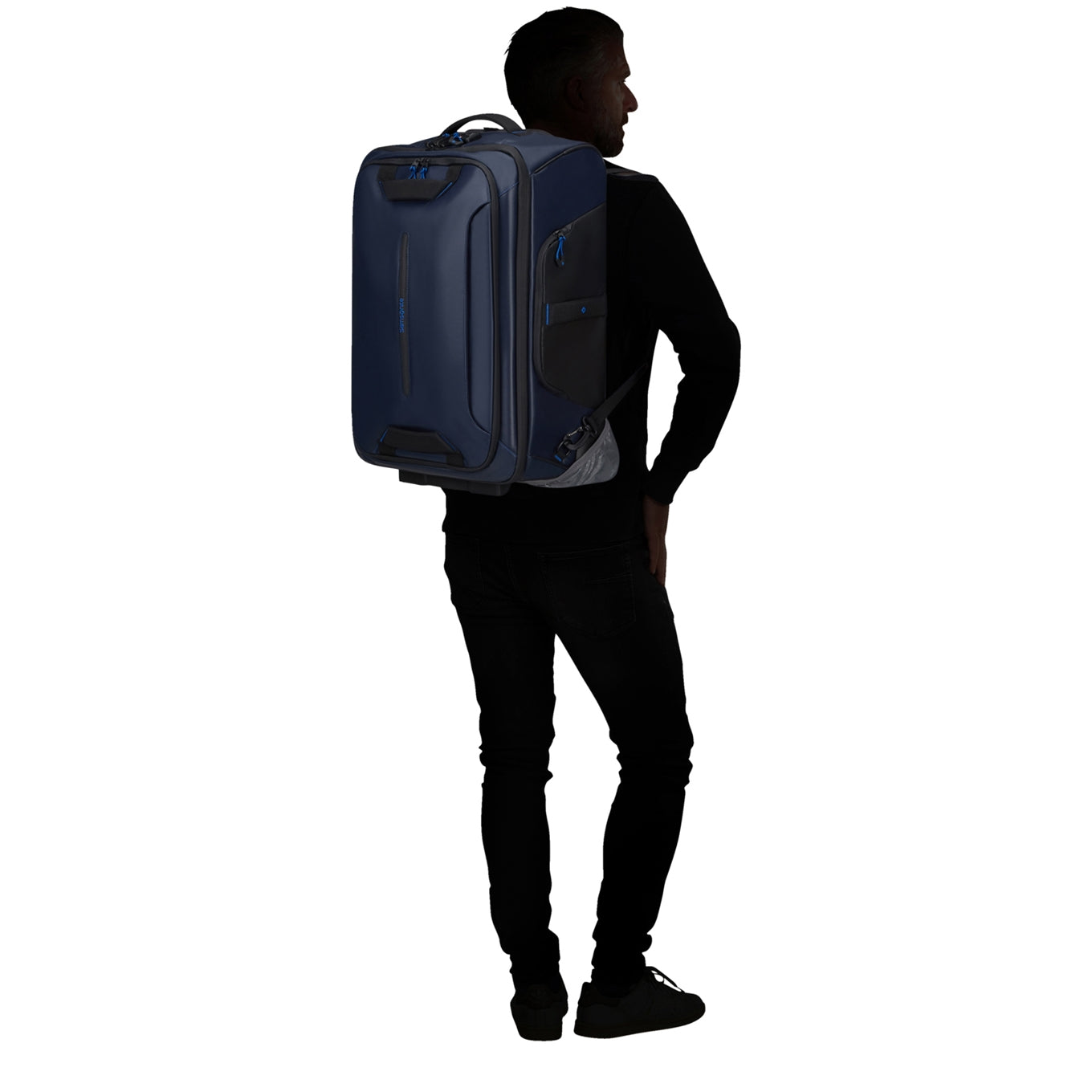 Samsonite Ecodiver Duffle/Wheels 55 Rucksack blaue Nächte Reisetasche