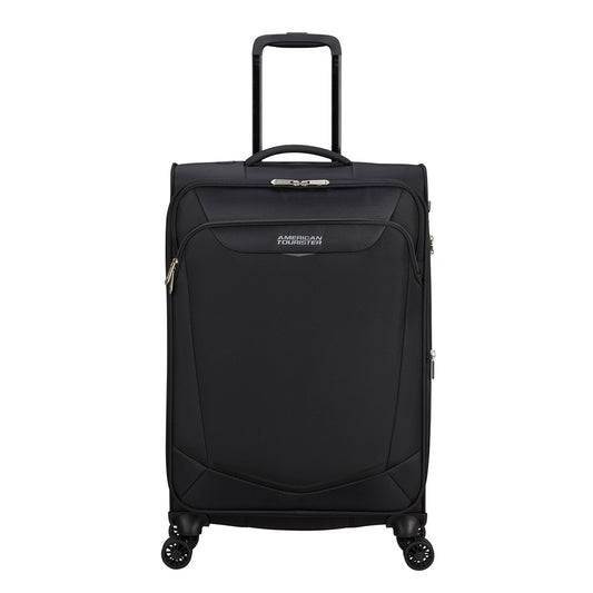 American Tourister Summerride Spinner M Exp schwarz Weicher Koffer