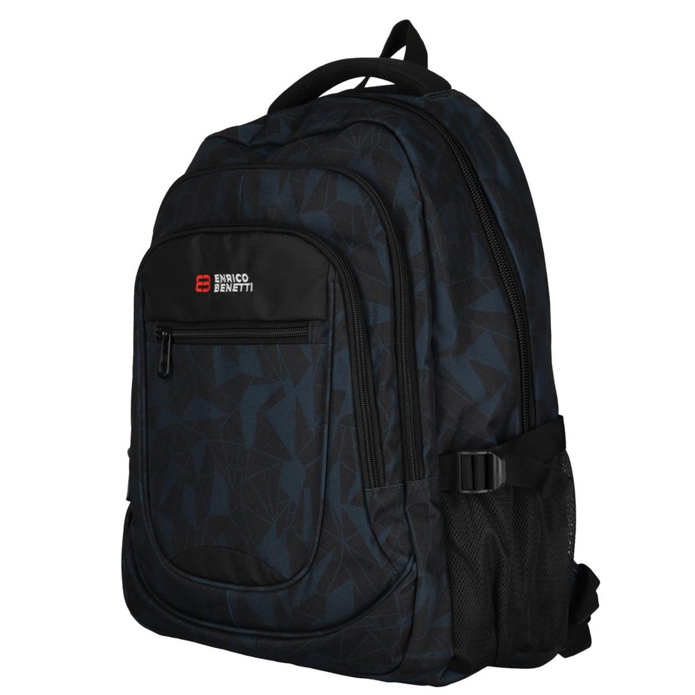 Enrico Benetti Santa Cruz 17.3" Laptop Rugtas zwart donkerblauw