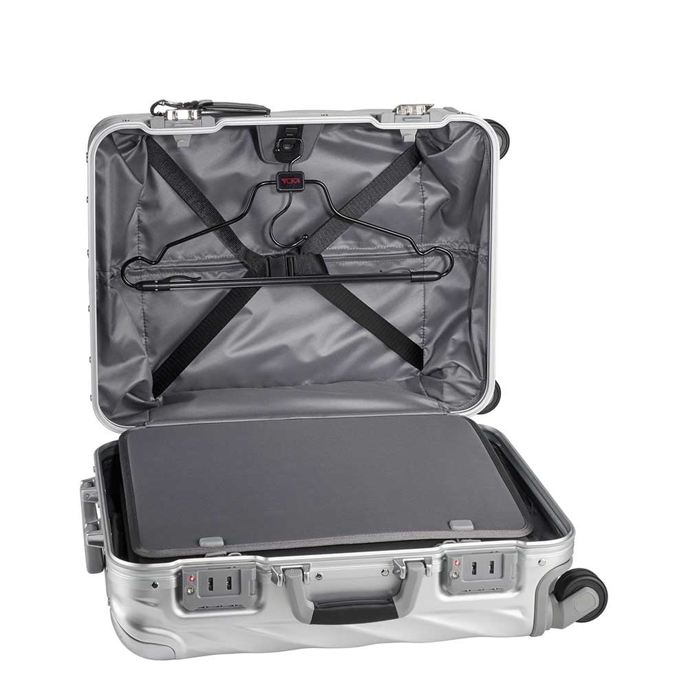 Tumi 19 Degree Aluminum Continental Carry-On silver