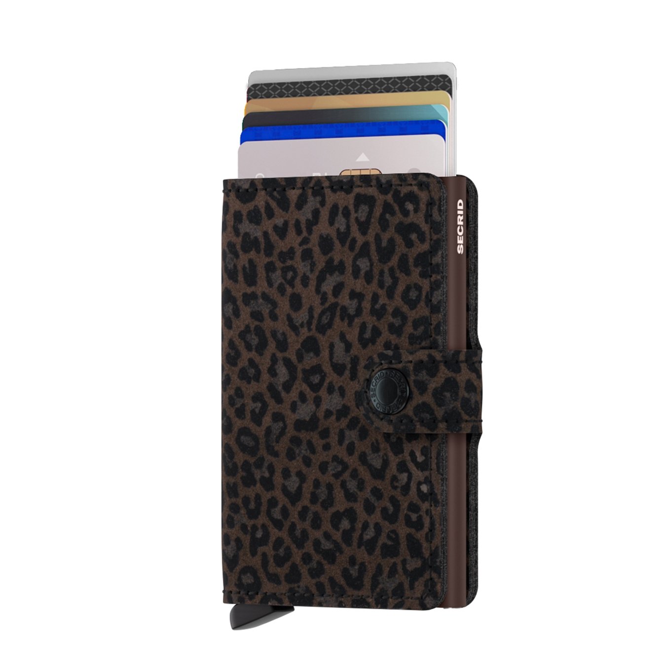 Secrid Miniwallet Wallet Leo braun Damenbrieftasche