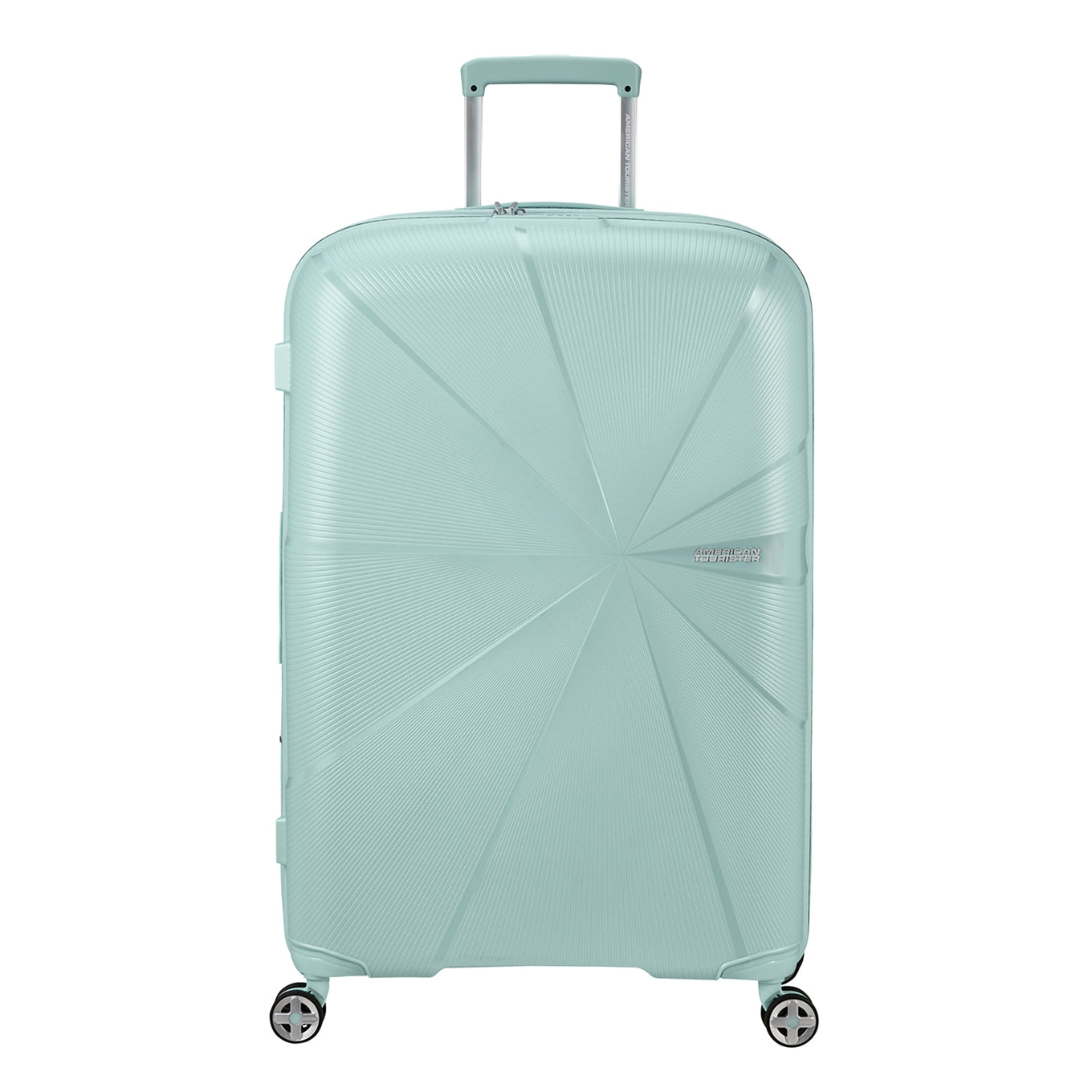 American Tourister Starvibe Spinner 77 EXP mit. Surfblaues Hartschalenetui