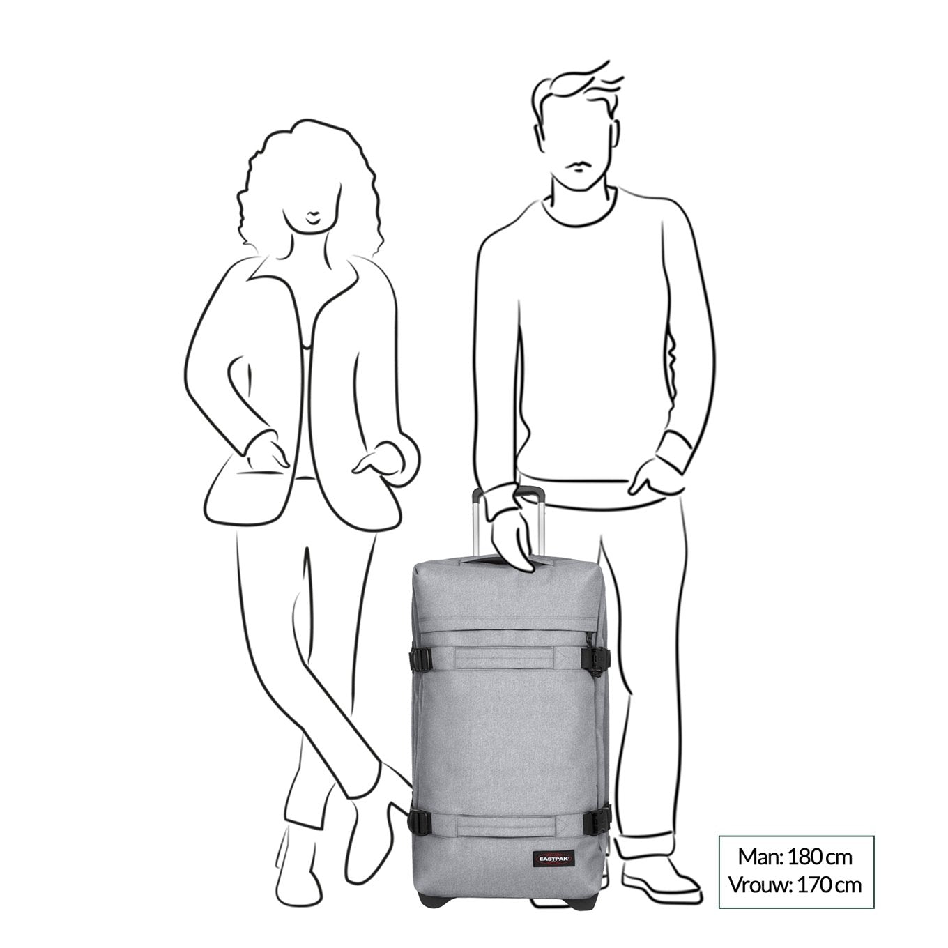 Eastpak Transit'R L sunday grey