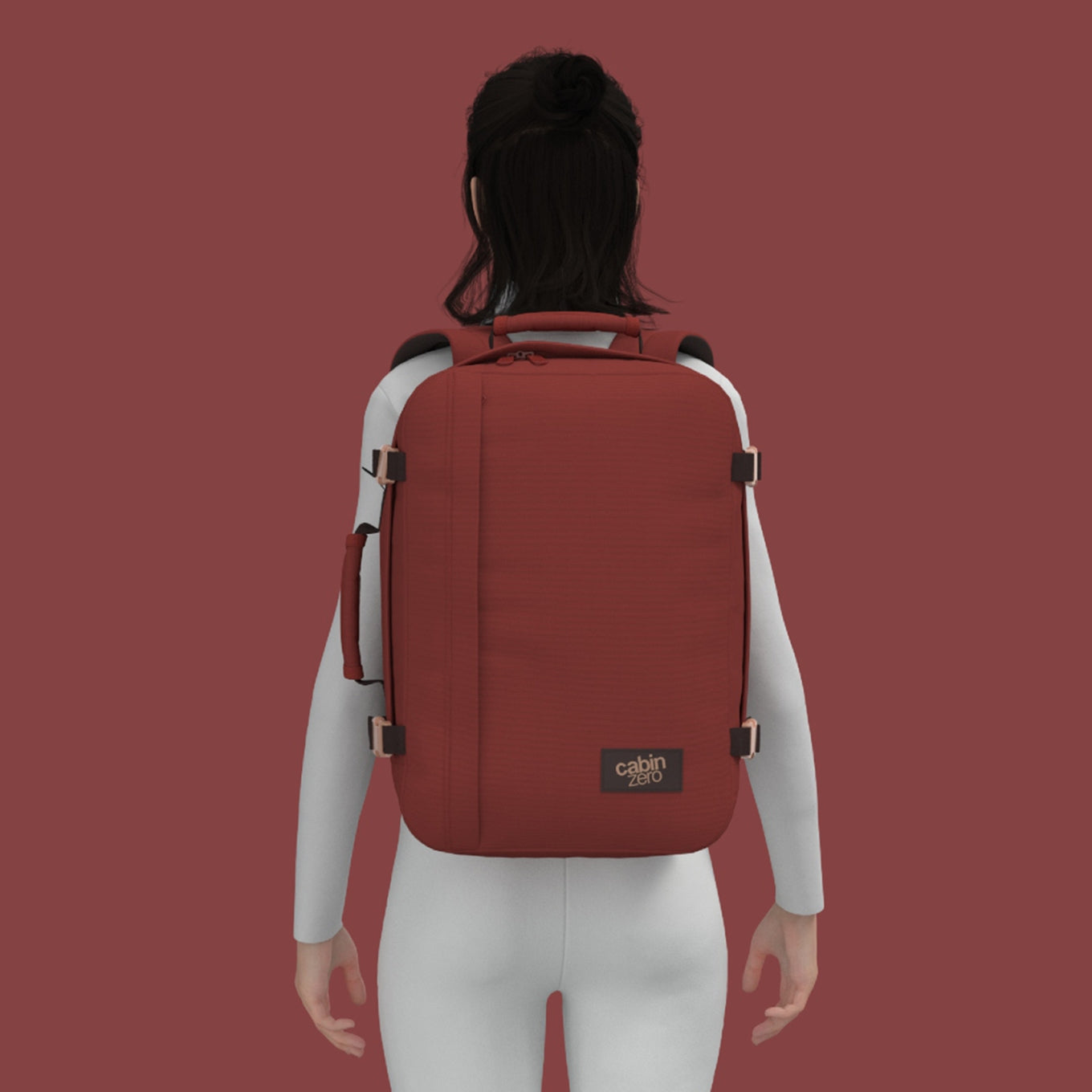 CabinZero Classic 36L Ultra Light Cabin Bag Sangria Red Wochenendtasche