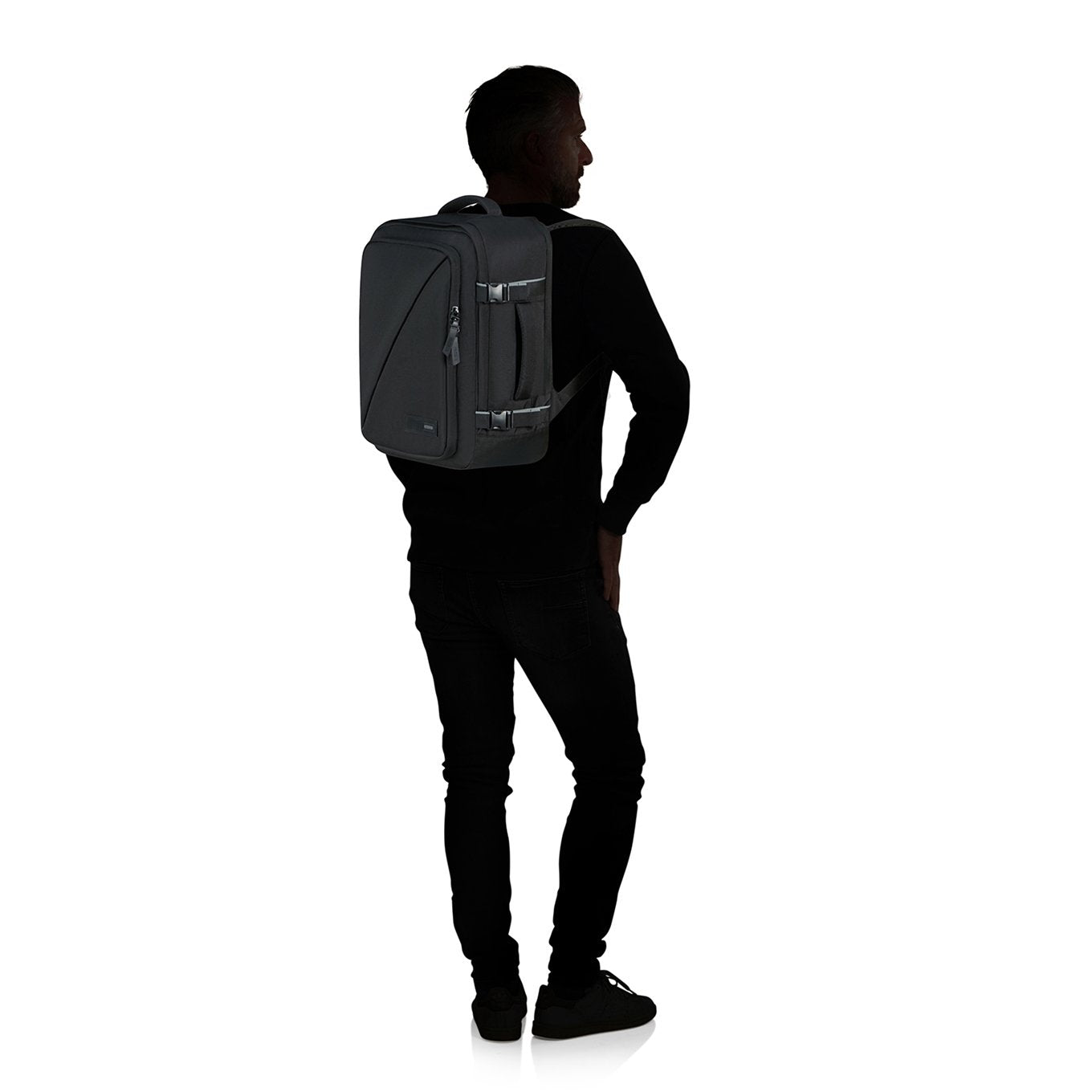 American Tourister TAKE2CABIN Casual Backpack MS black backpack