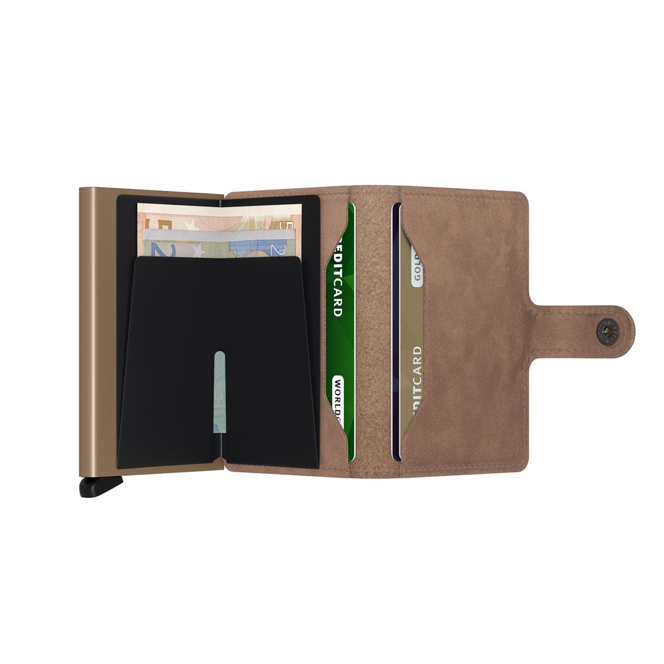 Secrid Miniwallet Portemonnee Vintage taupe