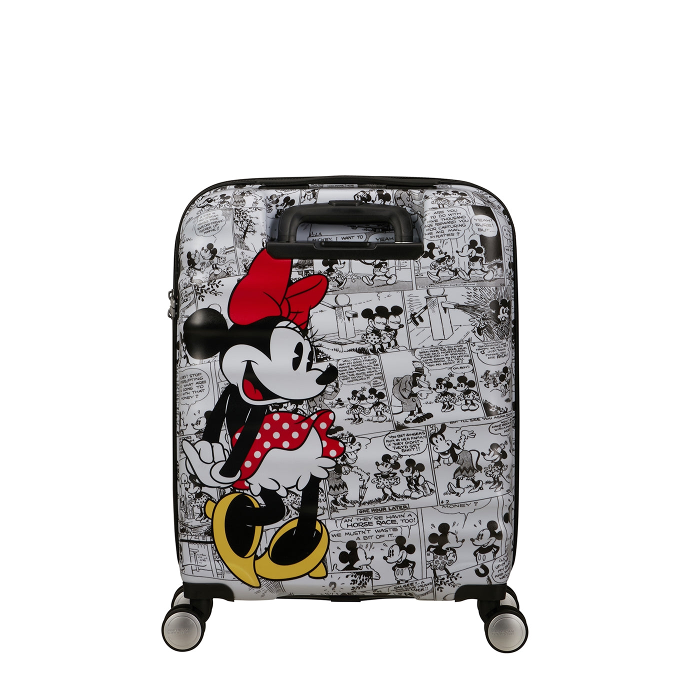 American Tourister Wavebreaker Disney Spinner 55/20 TSA Minnie Comics weißes Hartschalenetui
