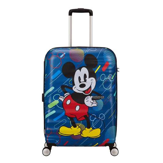 American Tourister Wavebreaker Disney Spinner 67 Mickey Future Pop Hard Case
